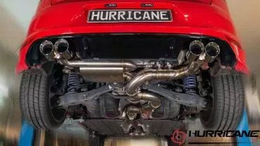Hurricane Exhaust 3,5" Abgasanlage für VW Golf 7 R VFL V2