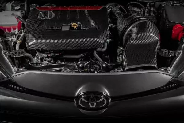Eventuri Carbon Kevlar Motorabdeckung für Toyota Yaris GR 2021+ - carbon glänzend